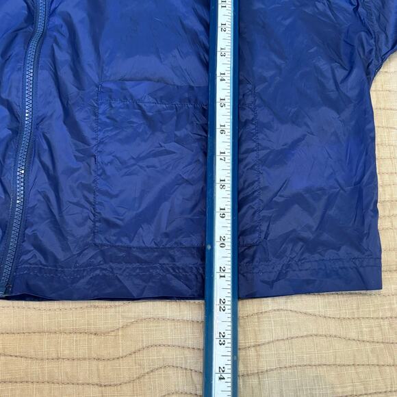 Adidas Originals Blue Windbreaker Shell Jacket Women’s M - Picture 7 of 9